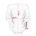 RP8810-1258 Motorcycle Windshield Windscreen For Kawasaki Versys 650 2022-Later