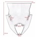 RP8810-1261 Motorcycle Windshield Windscreen For Kawasaki Ninja 650 EX650M ER6F 2020-Later