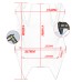 RP8810-1429 Motorcycle Windshield Windscreen For Suzuki V-Strom DL650/XT/XT ADV 2017-Later