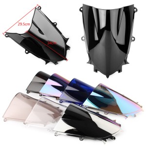 RP8810-1664 Motorcycle Windshield Windscreen For Yamaha YZF R6 2017-2020 YZF R6 Race 2021-Later