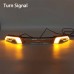 RP8820-1018 Motorcycle Windshield Trim Light Amber Running Turn Signal & Brake For Harley Electra Glide, Street Glide, Ultra Limited 2014-2024
