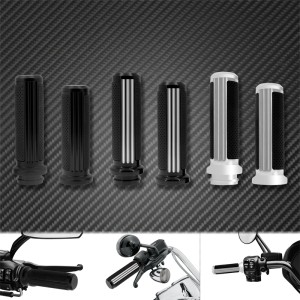RP9930-2074 Motorcycle 1" Electric Burst Hand Grips For Harley Softail Slim Fat Boy Touring FLHX Street Electra Glide Burst 2008-2017