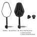 RP9980-1185B Universal 1 Inch or 7/8 inch Motorcycle Bar End Rear Mirrors with CE cetificate