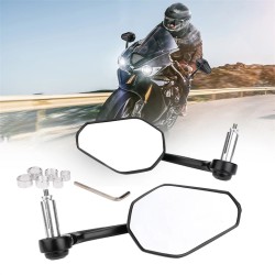RP9980-1185B Universal 1 Inch or 7/8 inch Motorcycle Bar End Rear Mirrors with CE cetificate