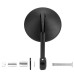 RP9980-1187B Universal 1 Inch or 7/8 inch Motorcycle Bar End Rear Mirrors with CE cetificate