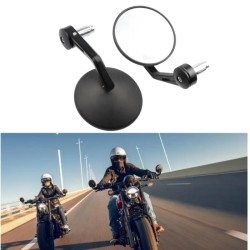 RP9980-1187B Universal 1 Inch or 7/8 inch Motorcycle Bar End Rear Mirrors with CE cetificate