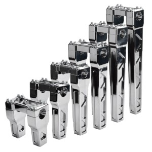 RP9920-1150 1" Mount Handlebar Risers Height 6" for Harley Dyna Softail Sportster 1200 883