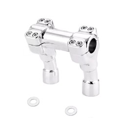 RP9920-1142 1-1/4" Mount Handlebar Risers Height 4" for Harley Dyna Softail Touring