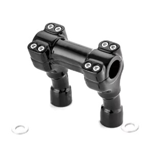 RP9920-1136 1" Mount Handlebar Risers Height 4" for Harley Dyna Softail Sportster 1200 883