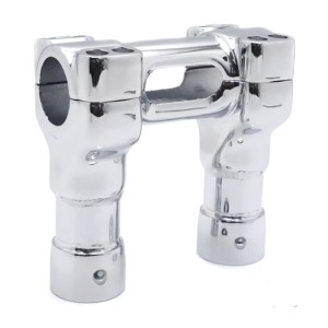 RP9920-1130 1-1/4" Mount Handlebar Risers Height 4" for Harley Dyna Softail Touring