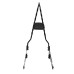 RP7771-2089B Detachable Tall Motorcycle Sissy Bar Backrest-Heavy-Duty Passenger Support, Universal Fit for Harley Touring Road King Street Glide Electra Glide Road Glide FLHX FLHT FLHR FLTR 2009-Later