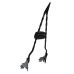 RP7771-2089B Detachable Tall Motorcycle Sissy Bar Backrest-Heavy-Duty Passenger Support, Universal Fit for Harley Touring Road King Street Glide Electra Glide Road Glide FLHX FLHT FLHR FLTR 2009-Later
