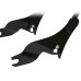 RP7771-2089B Detachable Tall Motorcycle Sissy Bar Backrest-Heavy-Duty Passenger Support, Universal Fit for Harley Touring Road King Street Glide Electra Glide Road Glide FLHX FLHT FLHR FLTR 2009-Later
