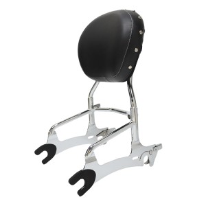 RP7771-2091 Motorcycle 12" Backrest Sissy Bar for Indian Roadmaster with PowerBand Audio Package 2024-Later Indian Roadmaster Limited with PowerBand Audio Package 2024-Later