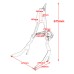 RP7771-3076B Detachable Passenger Sissy Bar with Luggage for Indian Chieftain, Dark Horse, Vintage, Challenger, Springfield 2014-later (Except Roadmaster, Scout, FTR)