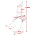 RP7771-3078B Detachable Passenger Sissy Bar with Luggage for Indian Scout 100th Anniversary 2020 Indian Scout Sixty ABS 2019-2020 Indian Scout ABS 2019-2020 Indian Scout Sixty 2016-Later Indian Scout 2015-Later