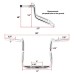 RP9910-2111 12" Motorcycle Apache Baggers Handlebar for Indian Chieftain Roadmaster 2018-Later