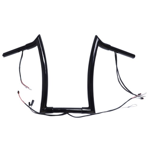RP9910-2116 14" Pre-Wired Bagger Monkey Bar-Sharp Handlebar for Harley Softail  Dyna Sportsters  Touring Road King 2015-Later