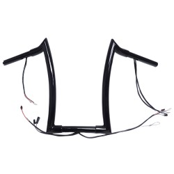 RP9910-2117 16" Pre-Wired Bagger Monkey Bar-Sharp Handlebar for Harley Softail  Dyna Sportsters  Touring Road King 2015-Later