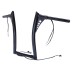 RP9910-2121 16" Pre-Wired Bagger Monkey Bar-Sharp Handlebar for Harley Softail Dyna Sportsters Touring Road King