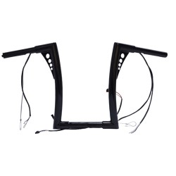 RP9910-2125 16" Pre-Wired Bagger Monkey Bar-Sharp Handlebar for Harley Softail Dyna Sportsters Touring Road King