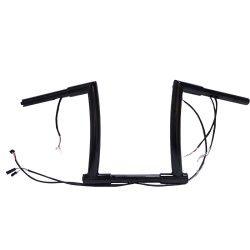 RP9910-2126 10" Pre-Wired Bagger Monkey Bar Handlebar for Harley Softail Dyna Sportsters Touring Road King