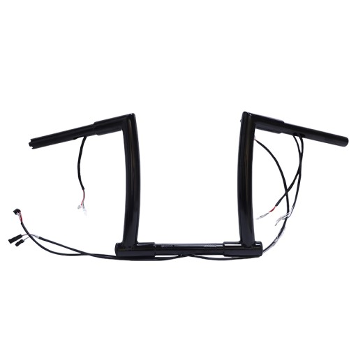 RP9910-2126 10" Pre-Wired Bagger Monkey Bar Handlebar for Harley Softail Dyna Sportsters Touring Road King