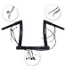 RP9910-2127 12" Pre-Wired Bagger Monkey Bar Handlebar for Harley Softail Dyna Sportsters Touring Road King