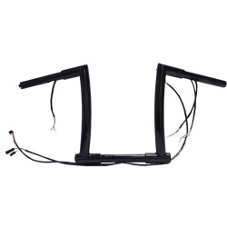 RP9910-2127 12" Pre-Wired Bagger Monkey Bar Handlebar for Harley Softail Dyna Sportsters Touring Road King