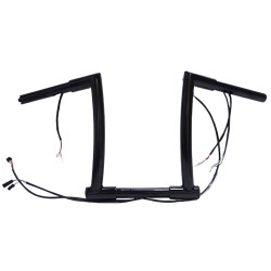 RP9910-2128 14" Pre-Wired Bagger Monkey Bar Handlebar for Harley Softail Dyna Sportsters Touring Road King