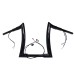 RP9910-2130 10" Pre-Wired Bagger Monkey Bar-Sharp Handlebar for Harley Softail Dyna Sportsters Touring Road King