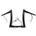 RP9910-2131 12" Pre-Wired Bagger Monkey Bar-Sharp Handlebar for Harley Softail Dyna Sportsters Touring Road King