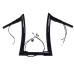 RP9910-2133 16" Pre-Wired Bagger Monkey Bar-Sharp Handlebar for Harley Softail Dyna Sportsters Touring Road King