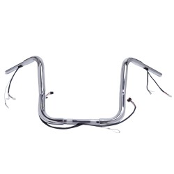 RP9910-2134 10" Motorcycle Pre-Wired APE Handlebar for Harley Softail Dyna Sportsters Touring Road King