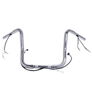 RP9910-2136 14" Motorcycle Pre-Wired APE Handlebar for Harley Softail Dyna Sportsters Touring Road King
