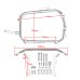 RP5536-1018S Saddlebag Support Rack Side Pannier for BMW R1300GS 2023-Later（Does not fit for BMW R1300GS ADV）