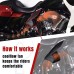 RP8880-1042B Air Deflector Mid Frame with Cooling Fan for Harley Touring Models 2017-2023