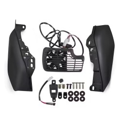 RP8880-1042B Air Deflector Mid Frame with Cooling Fan for Harley Touring Models 2017-2023