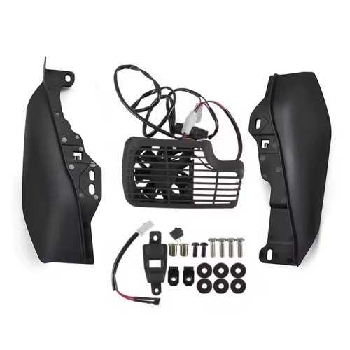 RP8880-1042B Air Deflector Mid Frame with Cooling Fan for Harley Touring Models 2017-2023