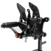 RP0420-2114 Adjustable Footpeg Footrest Rear Set for Kawasaki Ninja ZX4R ZX-4RR 2023-Later