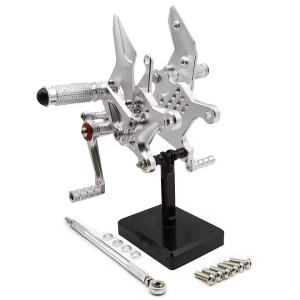 RP0420-2114 Adjustable Footpeg Footrest Rear Set for Kawasaki Ninja ZX4R ZX-4RR 2023-Later