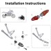 RP0440-1145 Rear Adjustable Passenger Footpegs for BMW R1300GS 2024-Later