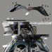 RP0820-4012 Cockpit Panel Fairing Fork Shield Updraft Deflector for BMW R1300GS 2024-Later