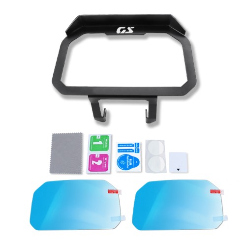 RP1140-5012B TFT Anti Theft Screen Protector Meter Frame Cover With 2 PCS Screen Protector for BMW R1300GS 2024-Later