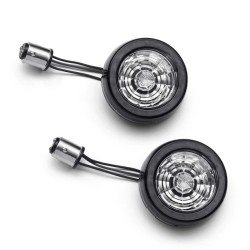 Motorcycle Front Signature LED Turn Signal Inserts for Harley FLHR, FLHRXS and Trike models 2014-later