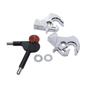 Motorcycle Detachables Latch Kit for Harley Fits all models equipped with detachable Sideplates, Racks, and Tour-Pak