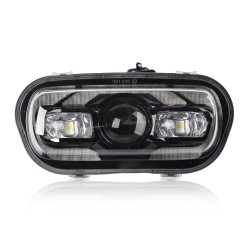 9.8" Motorcycle Front Headlamp E-Mark Driving Lamp For Harley Softail Fat Bob FXFB FXFBS 2018+