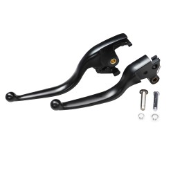 Motorcycle Adjustable Hand Control Lever Kit Clutch anti-rattle clip and new pivot bushings are included for Harley