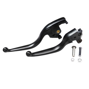 Motorcycle Adjustable Hand Control Lever Kit Clutch anti-rattle clip and new pivot bushings are included for Harley
