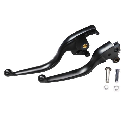 Motorcycle Adjustable Hand Control Lever Kit Clutch anti-rattle clip and new pivot bushings are included for Harley